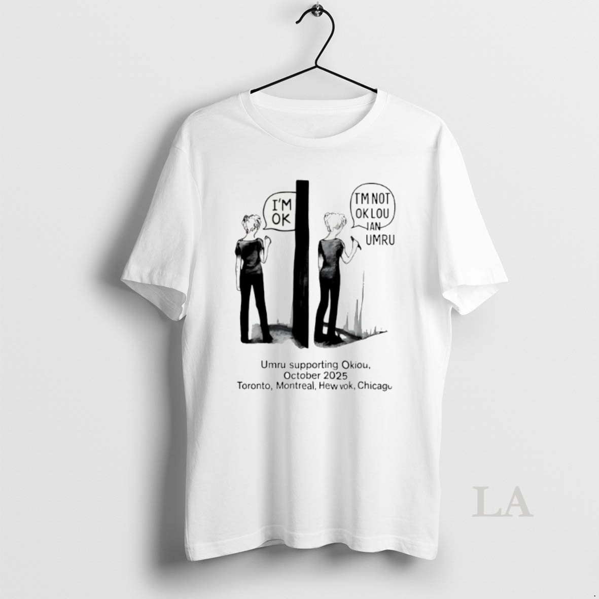 Original Im Ok Im Not Oklou Ian Umru 2025 Shirt