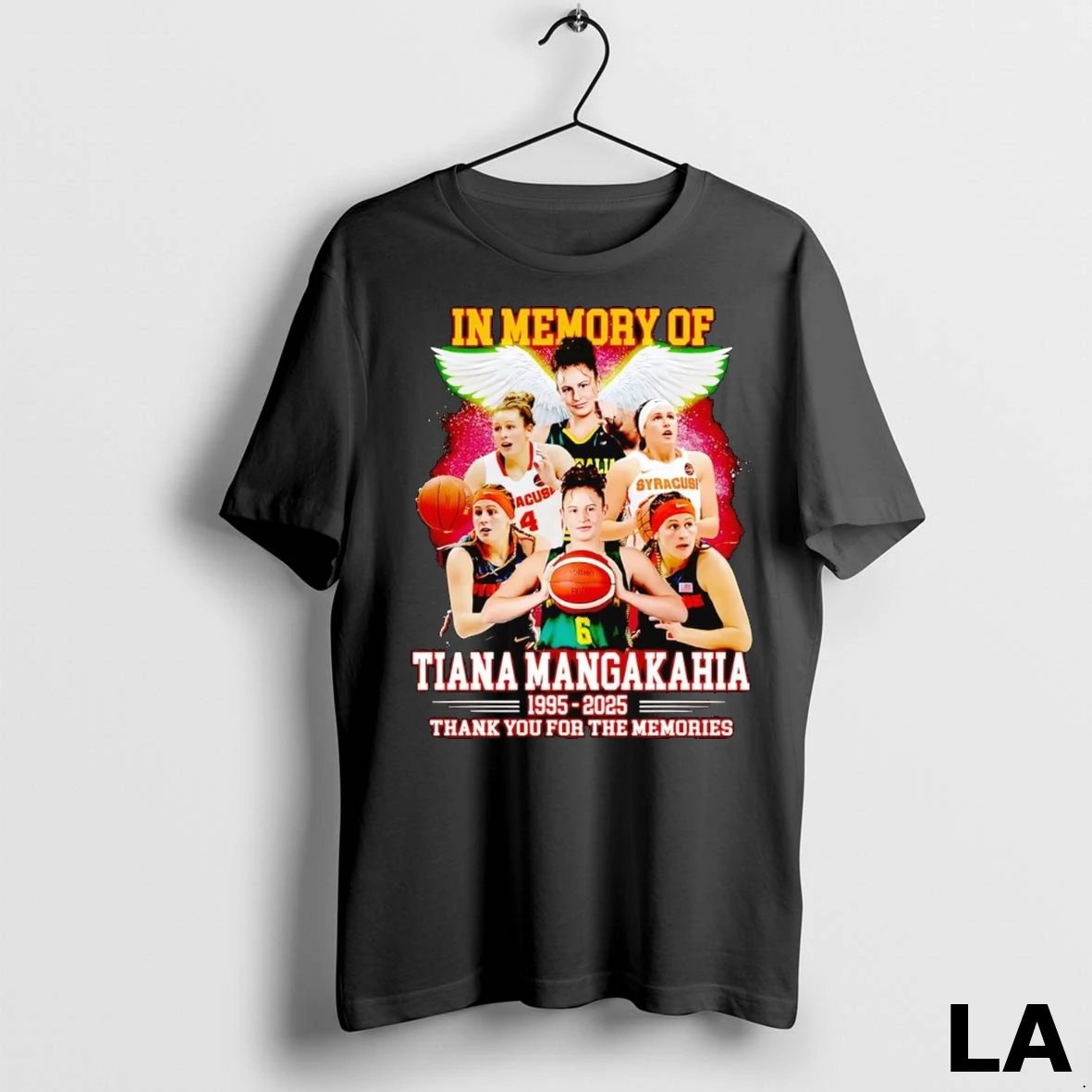 Original In Memory Of Tiana Mangakahia 1995 2025 Thank You For The Memories Shirt