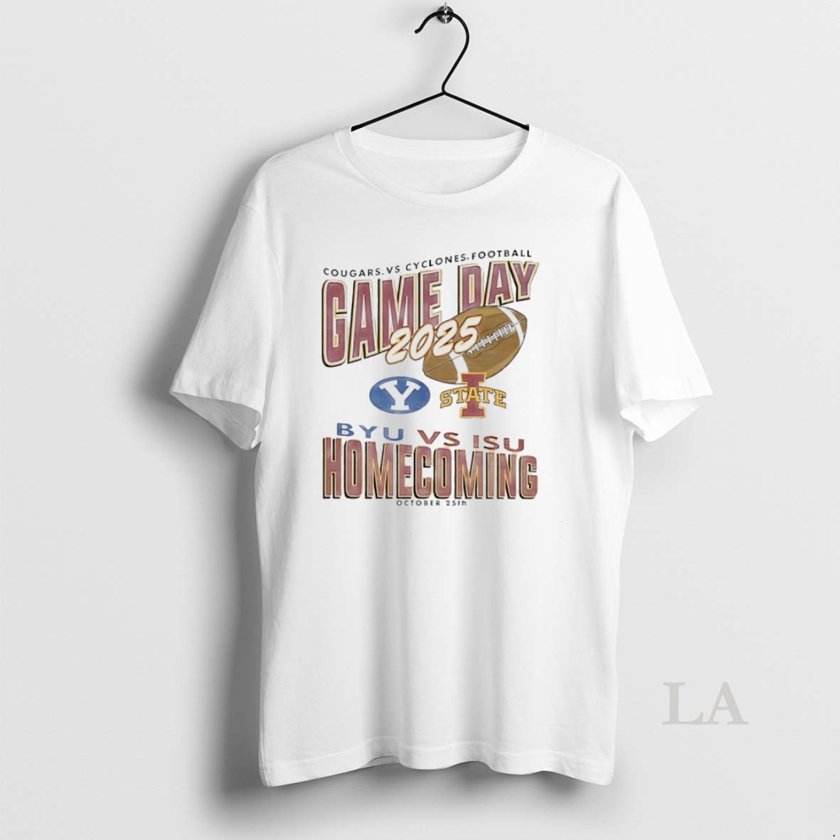 Original Iowa State Cyclones Vs Byu Cougars 2025 Game Day Homecoming Shirt