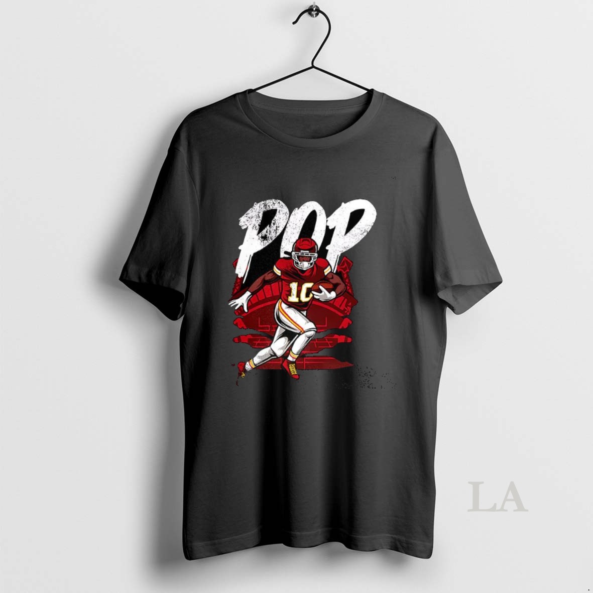Original Isiah Pacheco Kansas City Chiefs Football Number 10 Pop Shirt