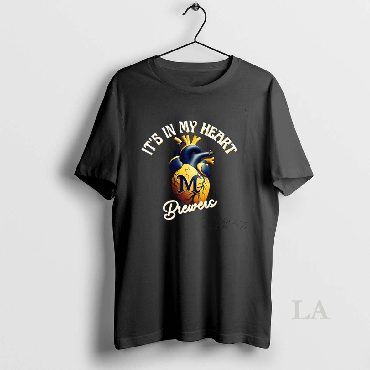 Original Its In My Heart Milwaukee Brewers Baseball Lovers Shirt