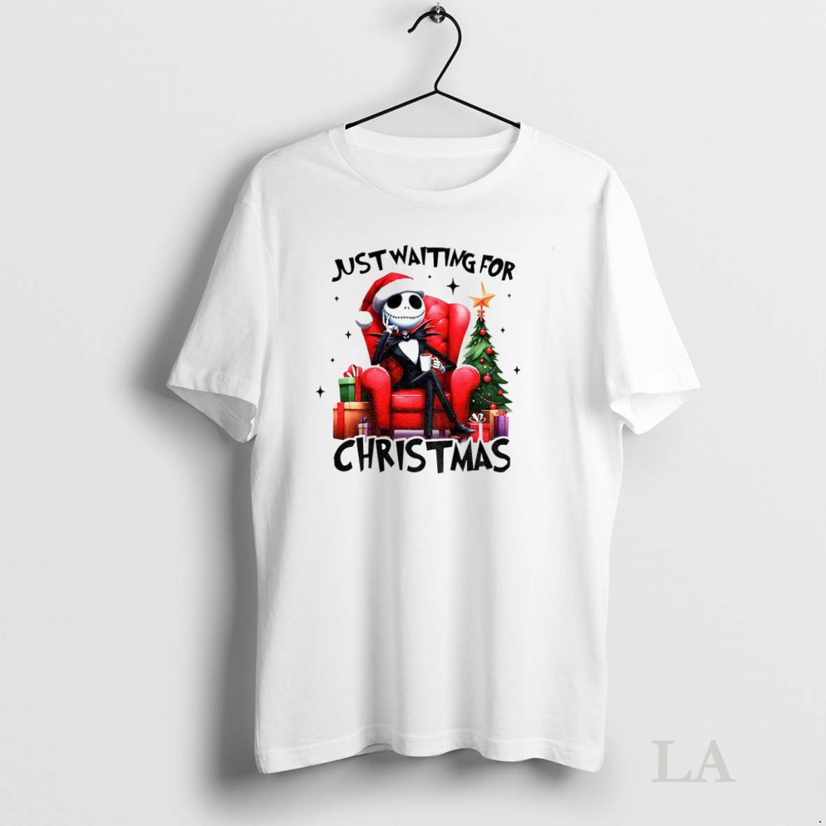 Original Jack Skellington Just Waiting For Christmas 2025 Shirt