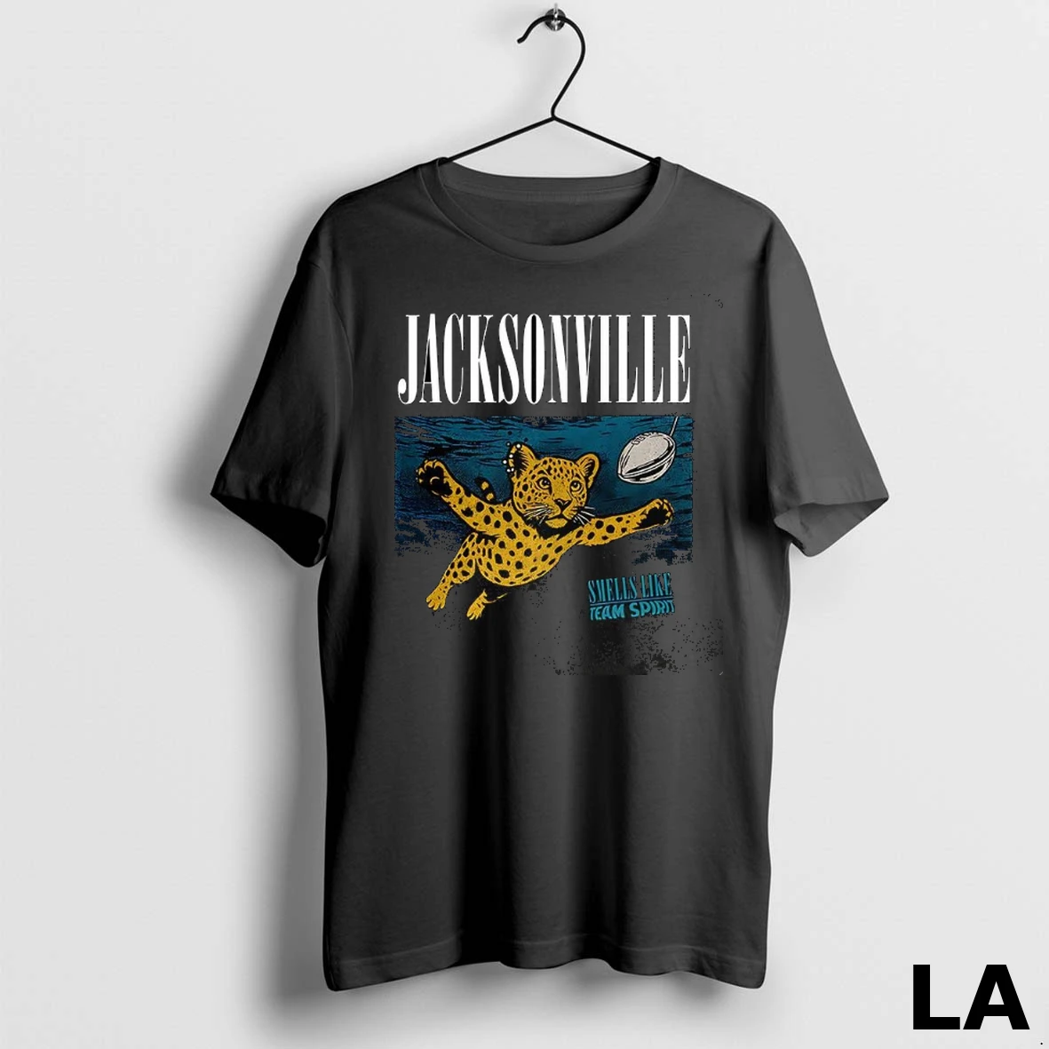 Original Jacksonville Jaguars Football Smells Like Team Spirit Mascot Shirt