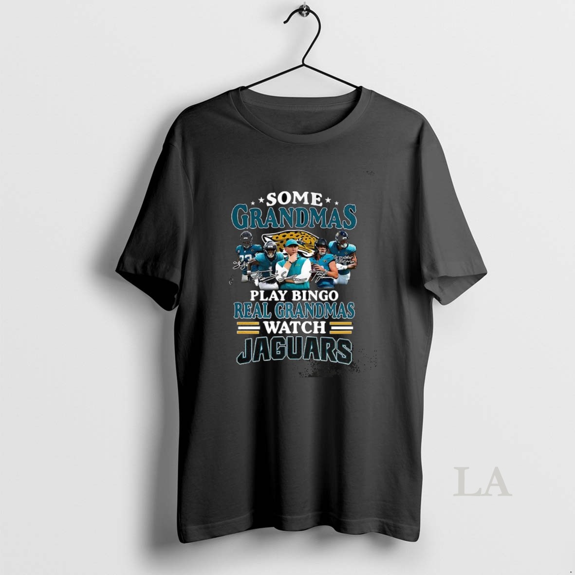Original Jacksonville Jaguars Football Some Grandmas Play Bingo Real Grandmas Watch Jaguars Signature Shirt