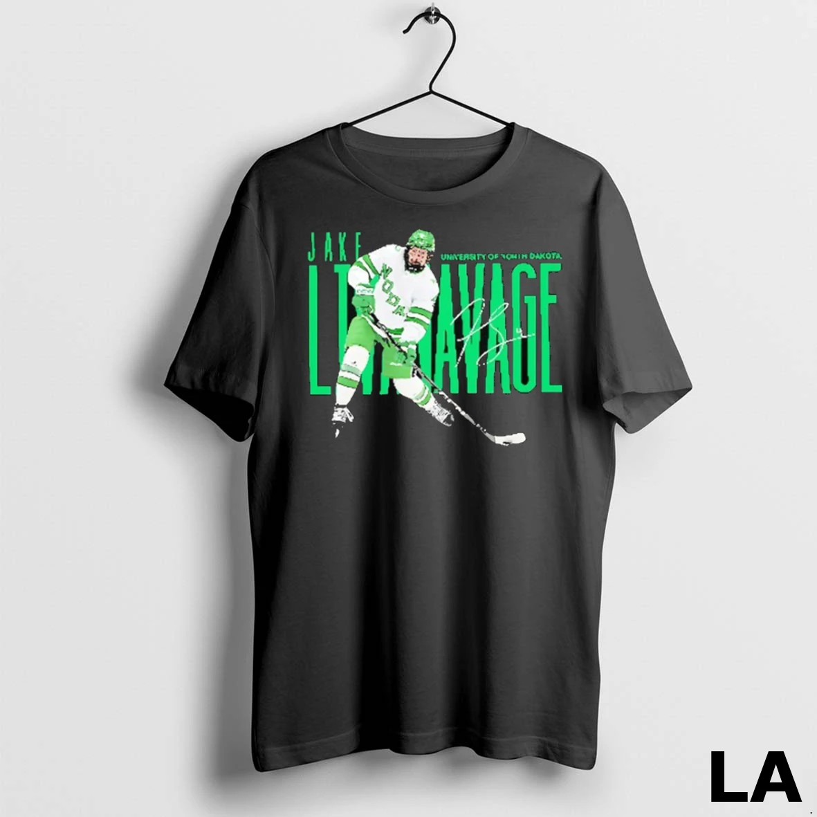 Original Jake Livanavage University Of North Dakota Hockey Signature Shirt