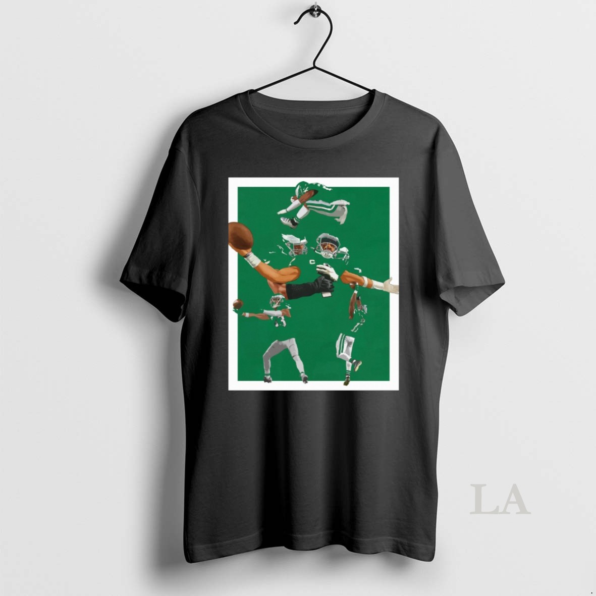 Original Jalen Hurts Jahan Dotson And Nakobe Dean Philadelphia Eagles Kelly Green Shirt