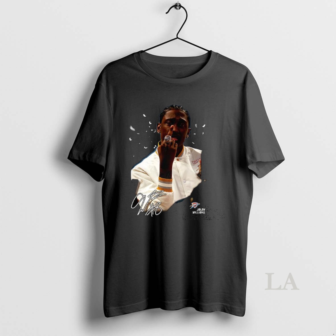 Original Jalen Williams Oklahoma City Thunder Nba Champions Middle Finger Signature Meme Shirt