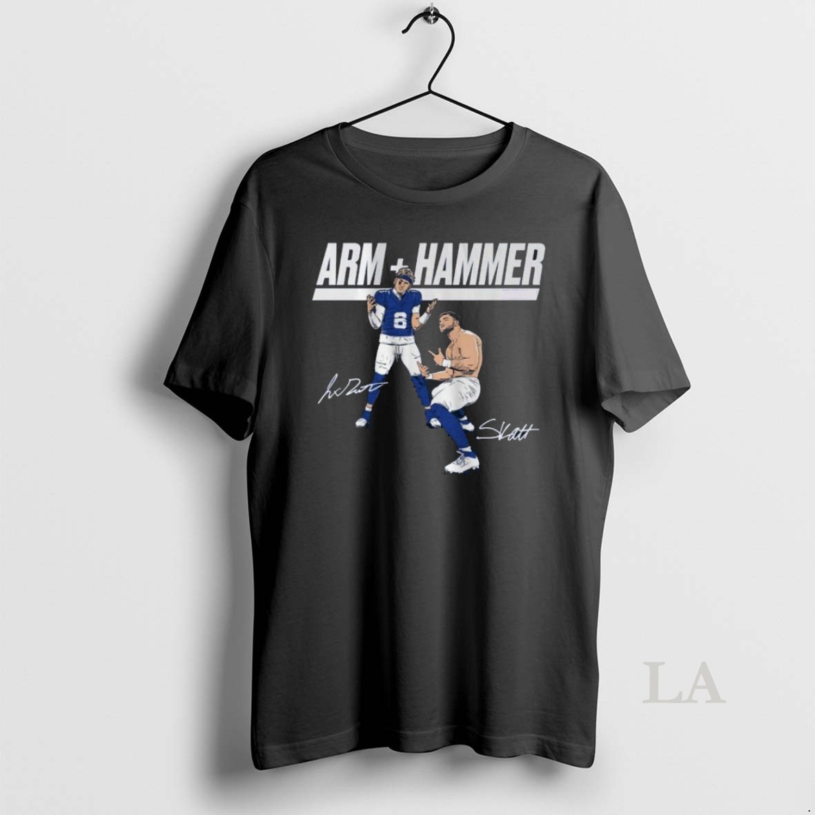 Original Jaxson Dart Cam Skattebo Arm Hammer Signatures T Men Shirt