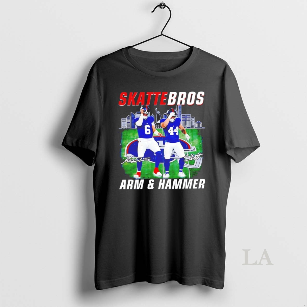 Original Jaxson Dart Cam Skattebo New York Giants Skattebros Arm And Hammer Shirt 2