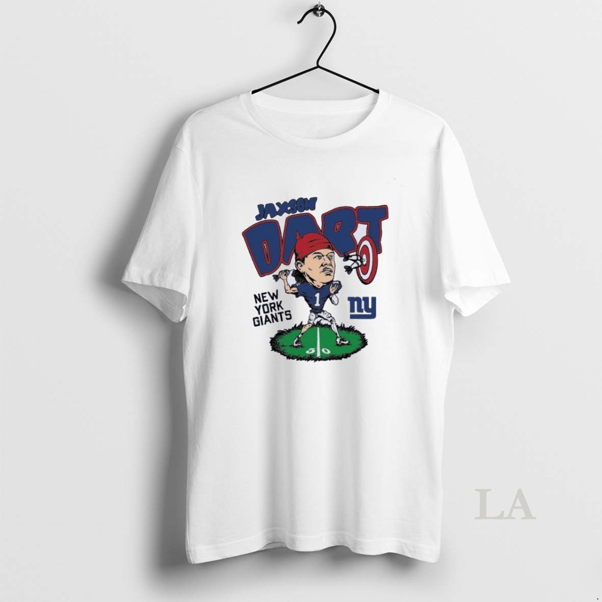 Original Jaxson Dart New York Giants Caricature Shirt