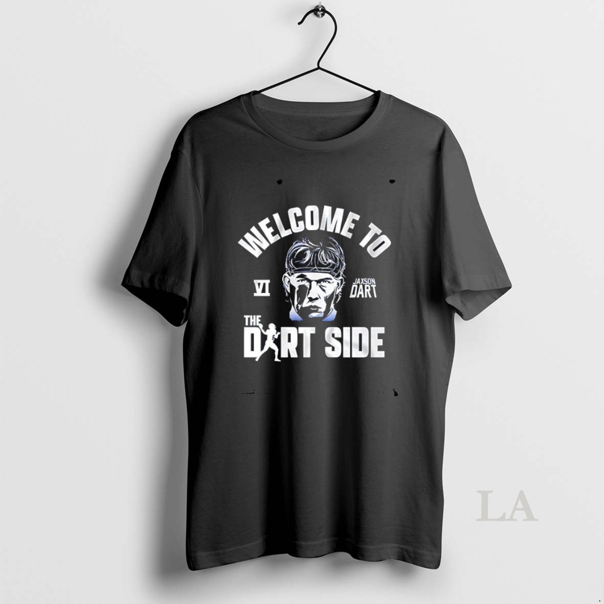 Original Jaxson Dart New York Giants Welcome To The Dart Side Shirt