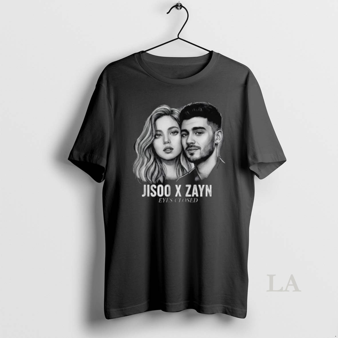 Original Jisoo X Zayn Eyes Closed Long Sleve Shirt