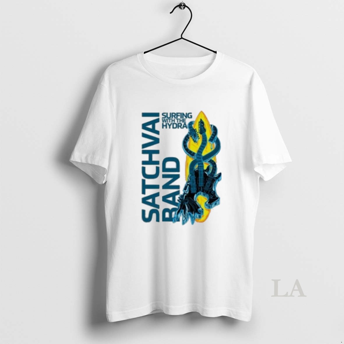 Original Joe Satriani Surfing With The Hydra Satchvai Band Shirt