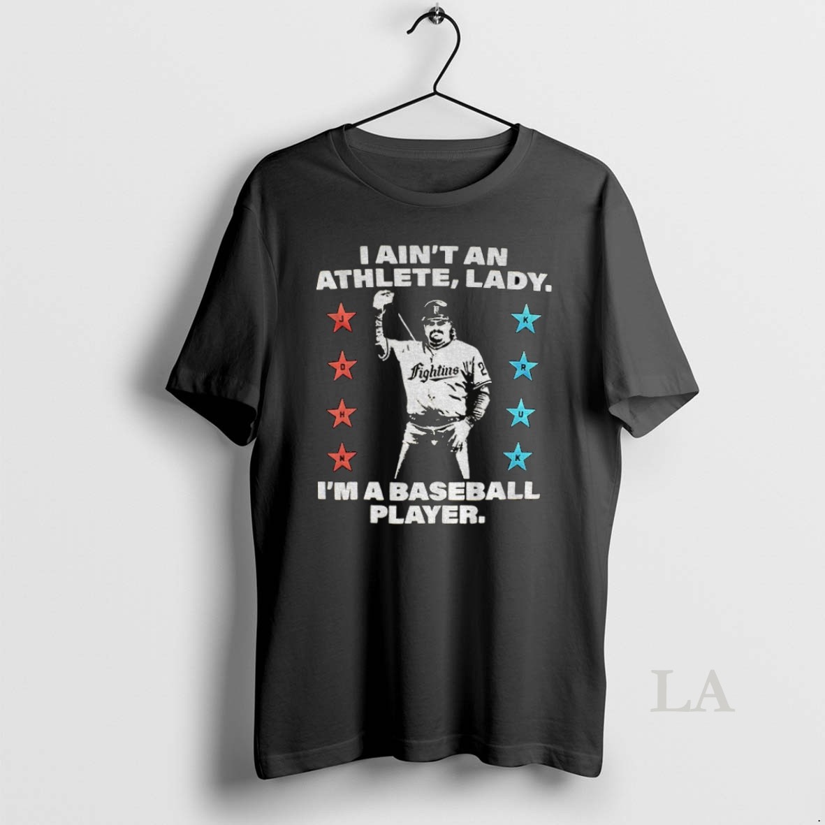 Original John Kruk Philadelphia Phillies Mlb Baseball I Aint An Athlete Lady Im A Baseball Player Shirt