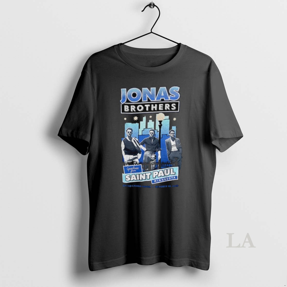Original Jonas Brothers Greetings From Saint Paul Minnesota Oct 10 2025 Shirt