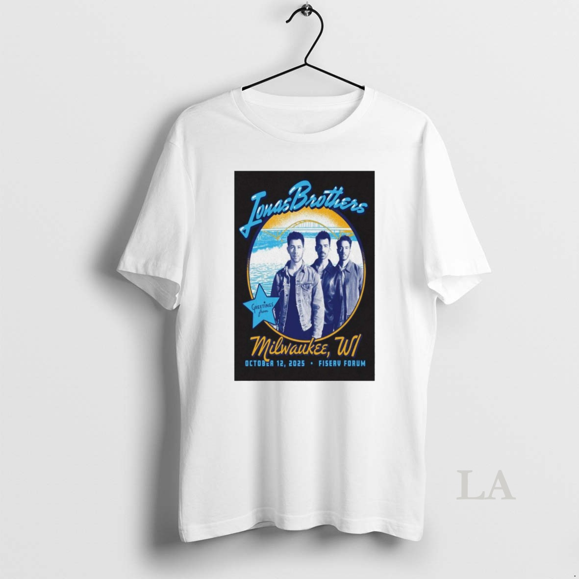 Original Jonas Brothers October 12 2025 Fiserv Forum Milwaukee Wi Shirt