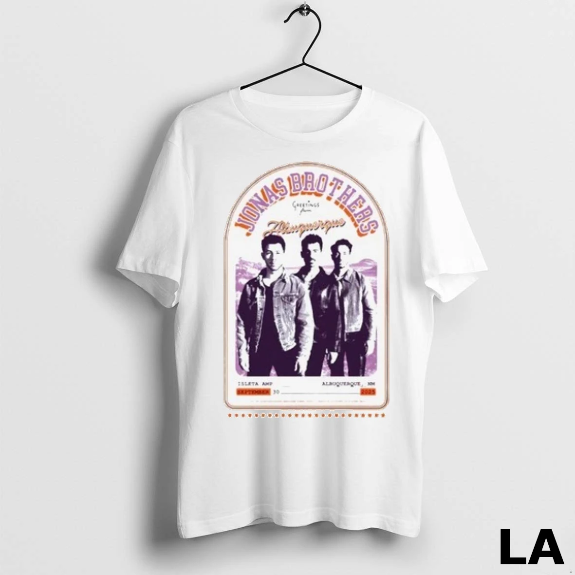 Original Jonas Brothers Sept 30 2025 Isleta Amp Albuquerque Nm Event Shirt