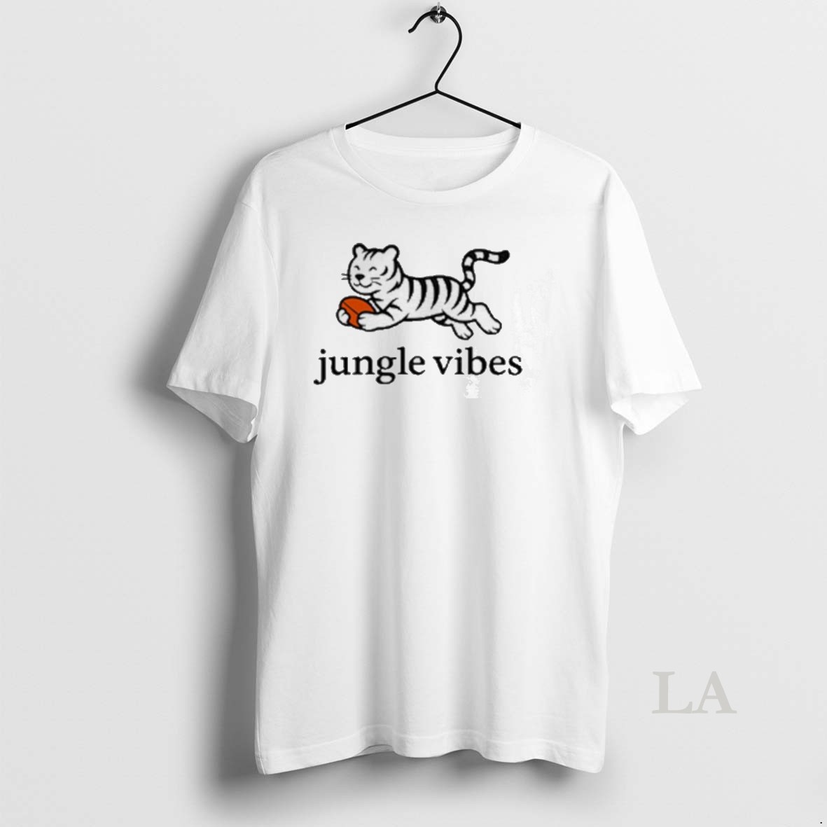 Original Jungle Vibes Run Wild White Tiger Shirt