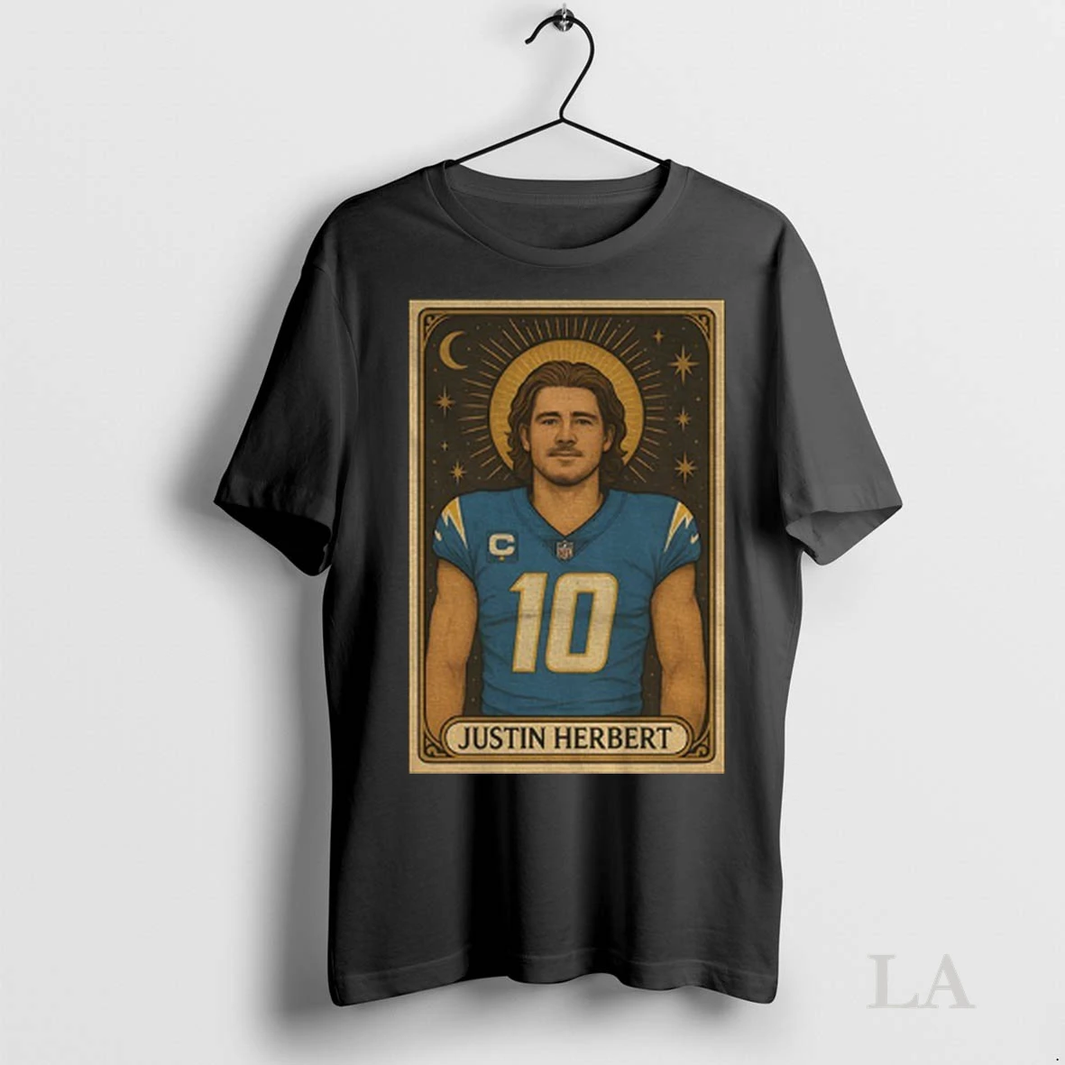 Original Justin Herbert Los Angeles Chargers Nfl Tarot Card Shirt