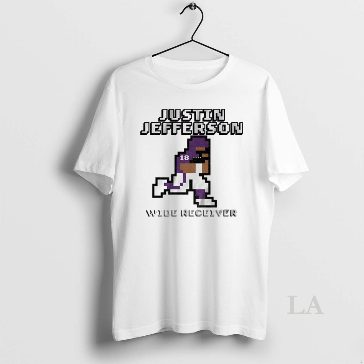 Original Justin Jefferson Wide Receiver Minnesota Vikings Nfl Football 8bit Shirt