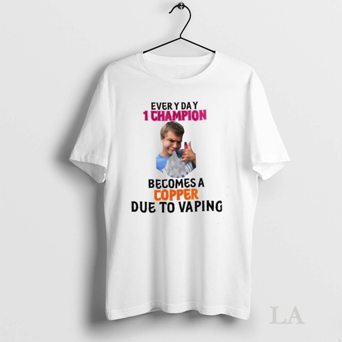 Original Jynxzi Every Day 1 Champion Becomes A Copper Due To Vaping Shirt