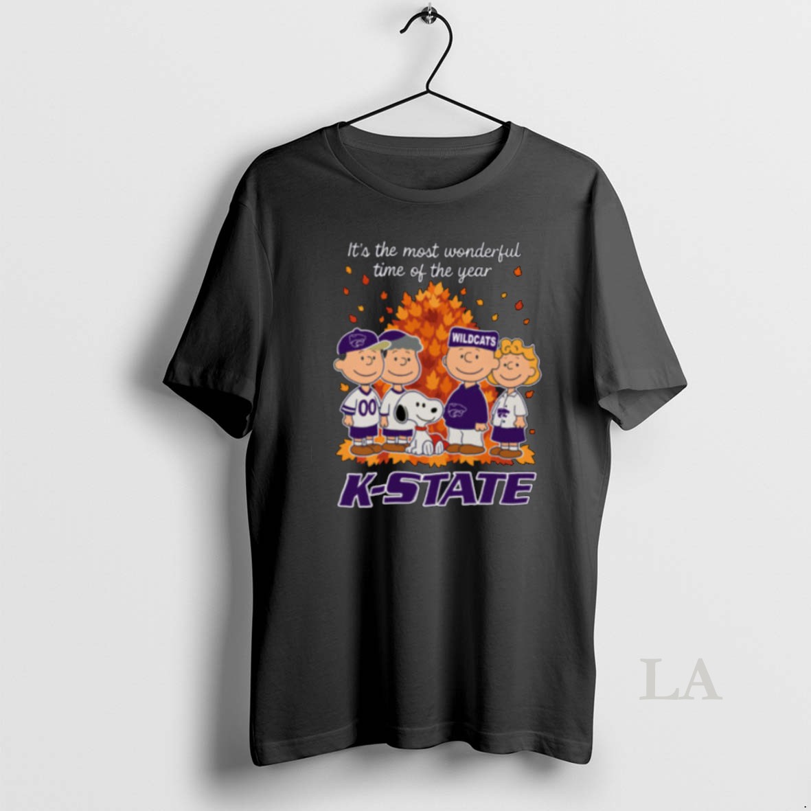 Original Kansas State Wildcats X Peanuts Fall Its The Most Wonderful Time Of The Year Shirt