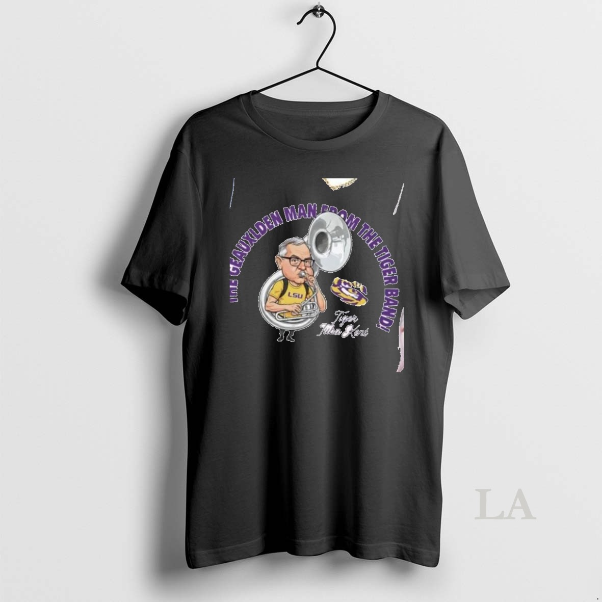 Original Kent Broussard The Geauxlden Man From The Tiger Band Shirt