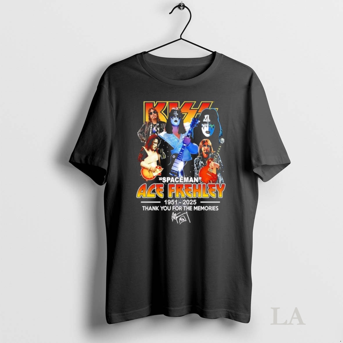Original Kiss Spaceman Ace Frehley 2025 Memories Tee Sweater Hoodie