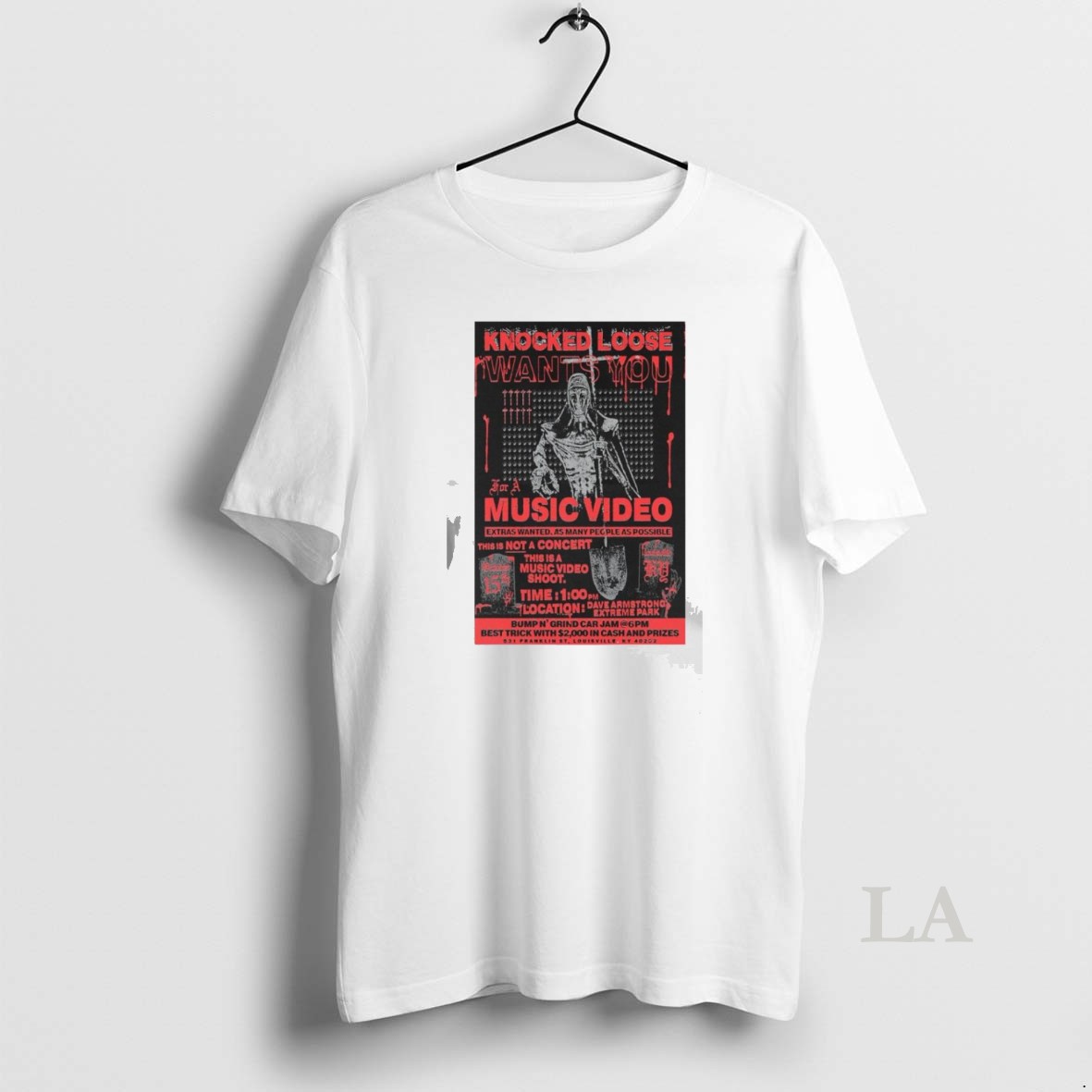 Original Knocked Loose Wants You Louisville Ky October 15 2025 Concert Shirt