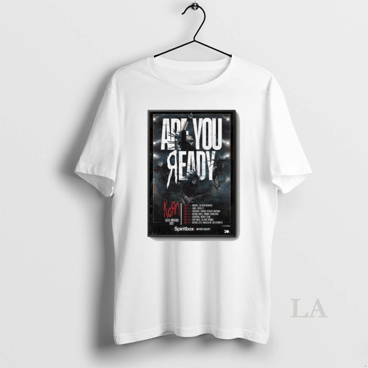 Original Korn Latin 2026 America Tour Shirt