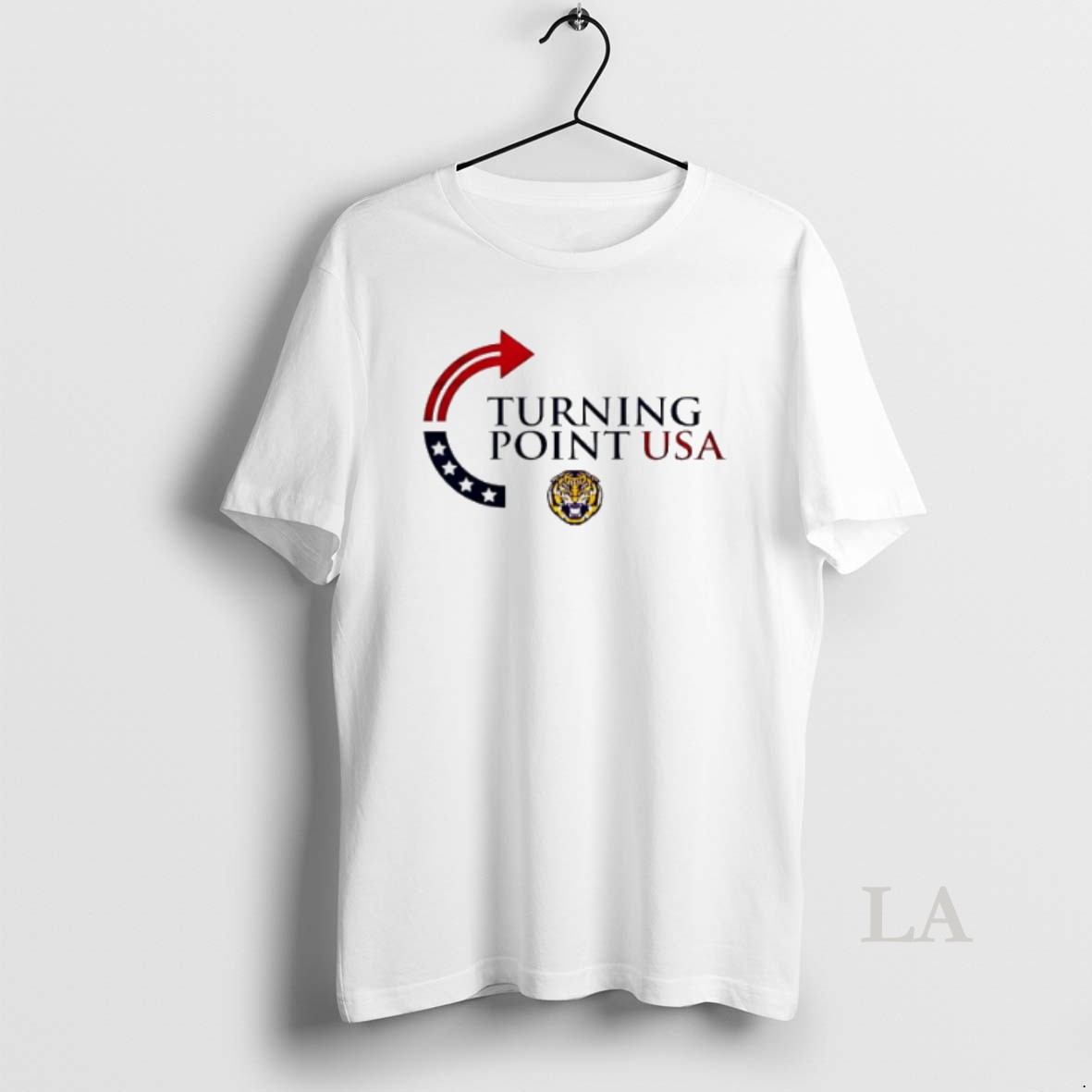 Original Lsu Tigers X Turning Point Usa Logo 2025 Shirt