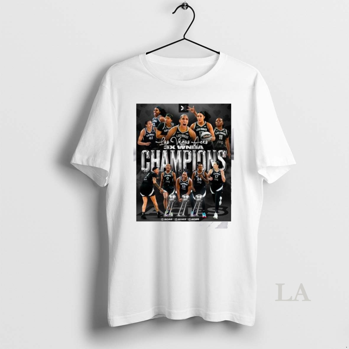 Original Las Vegas 3x Wnba Champions 2022 2023 2025 T Men Shirt