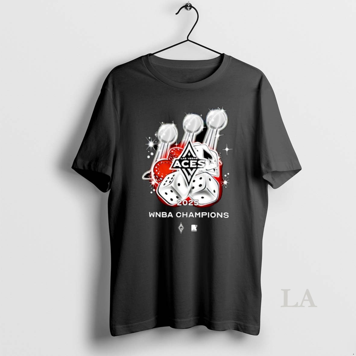 Original Las Vegas Aces Three Time Wnba Champions 2025 Casino Shirt
