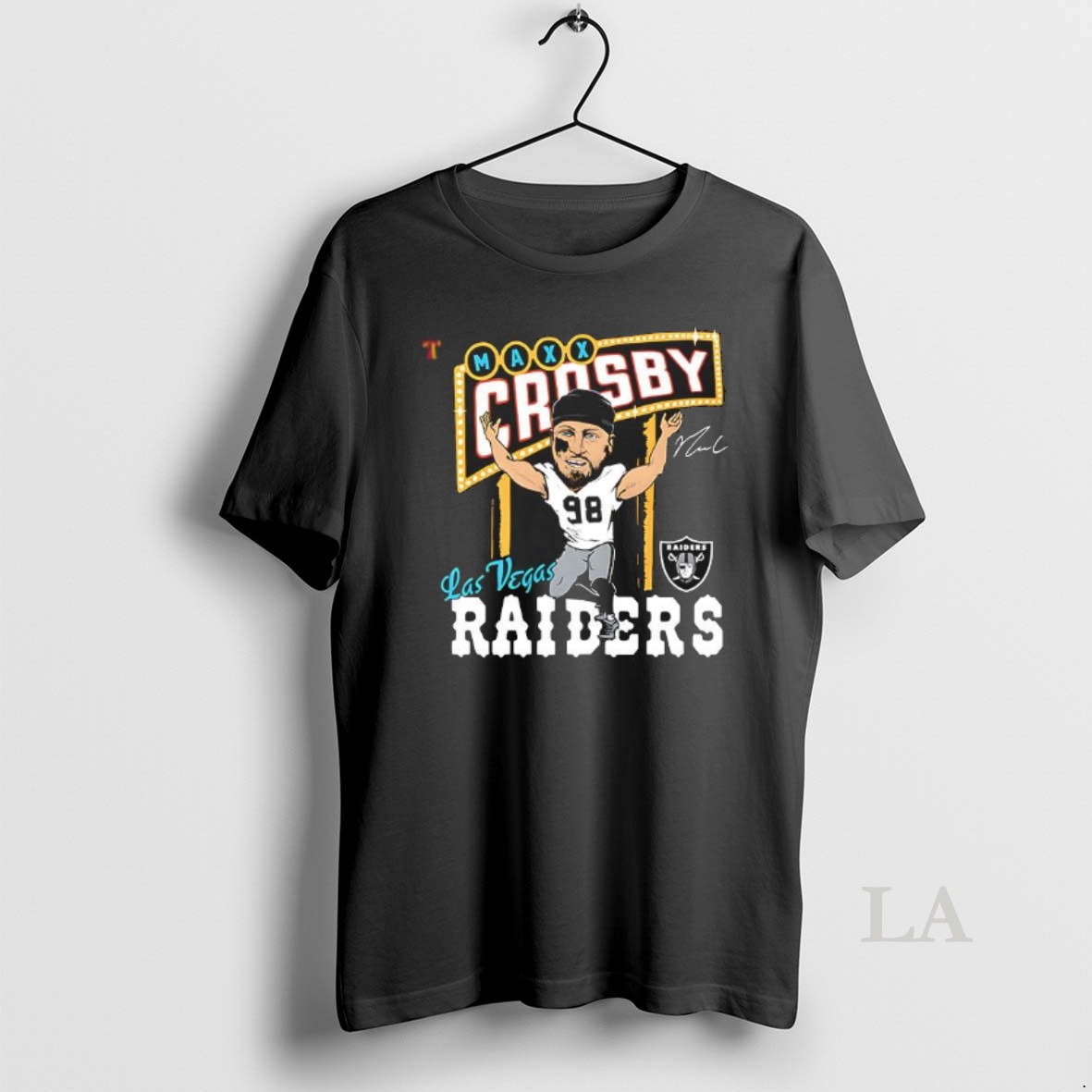 Original Las Vegas Raiders Maxx Crosby Caricature Player Graphic Shirt