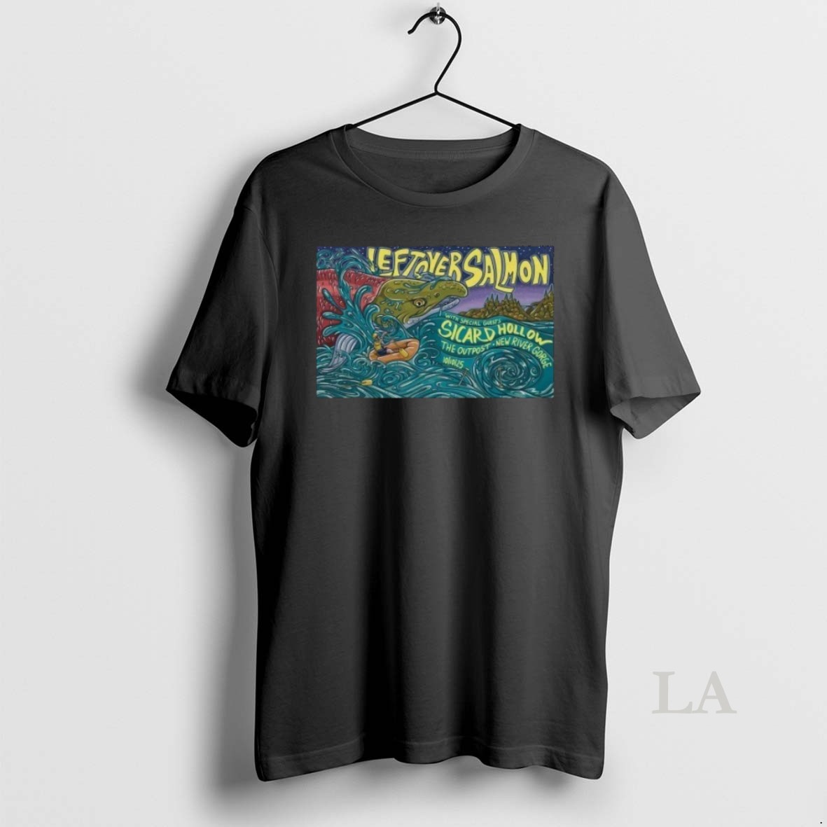 Original Leftover Salmon Oct 10 2025 The Outpost New River Gorge Fayetteville Wv Shirt 2