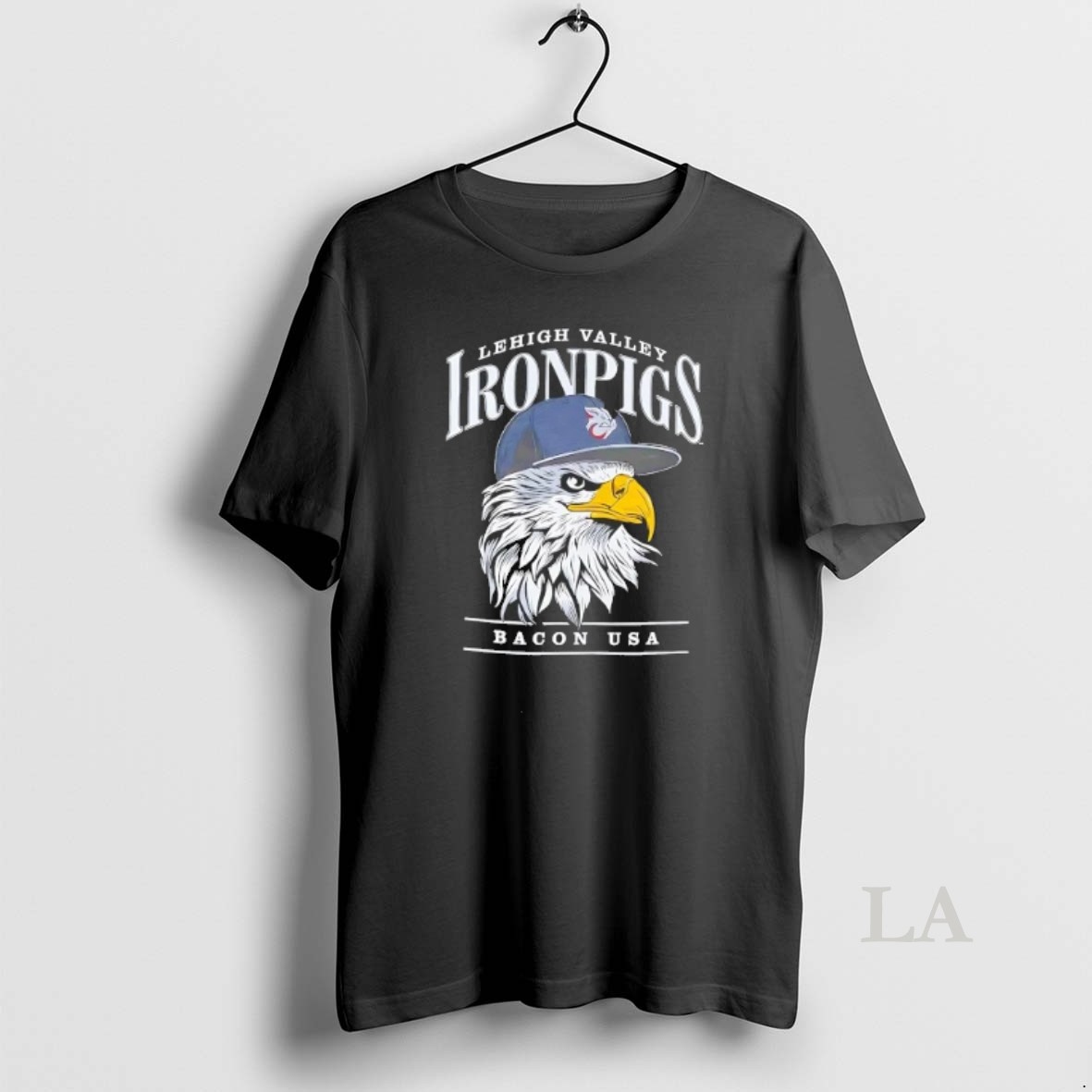 Original Lehigh Valley Ironpigs Eagle Bacon Usa Shirt