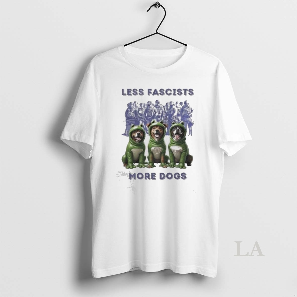 Original Less Fascists More Dogs Shirt
