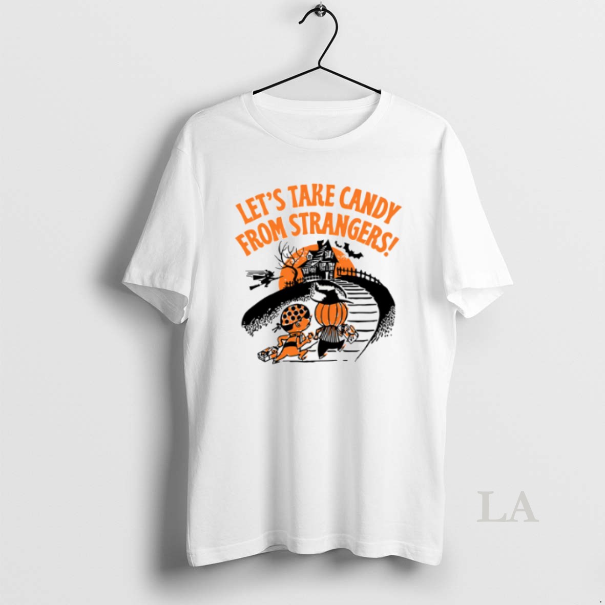 Original Lets Take Candy From Strangers Halloween White Men Allbluetees Men Shirt