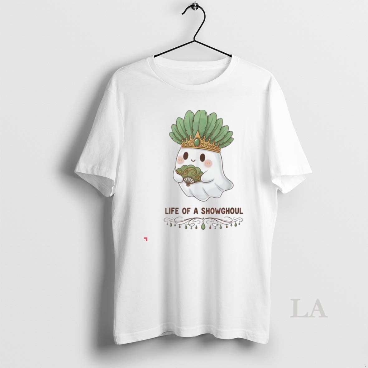 Original Life Of A Showghoul Cute Kawaii Ghost Showgirl Shirt