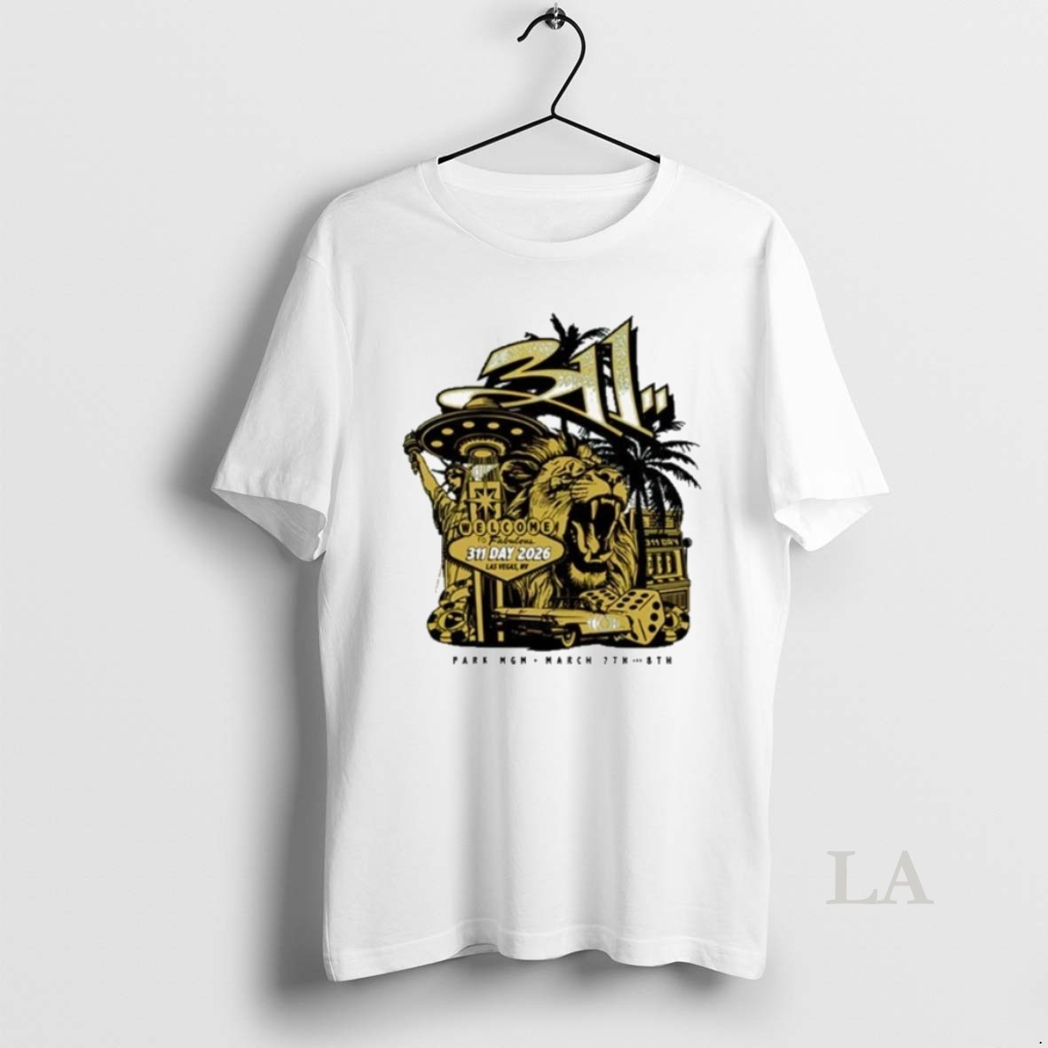 Original Lion 311 Day 2026 Vegas Park Ngn March 2025 Shirt
