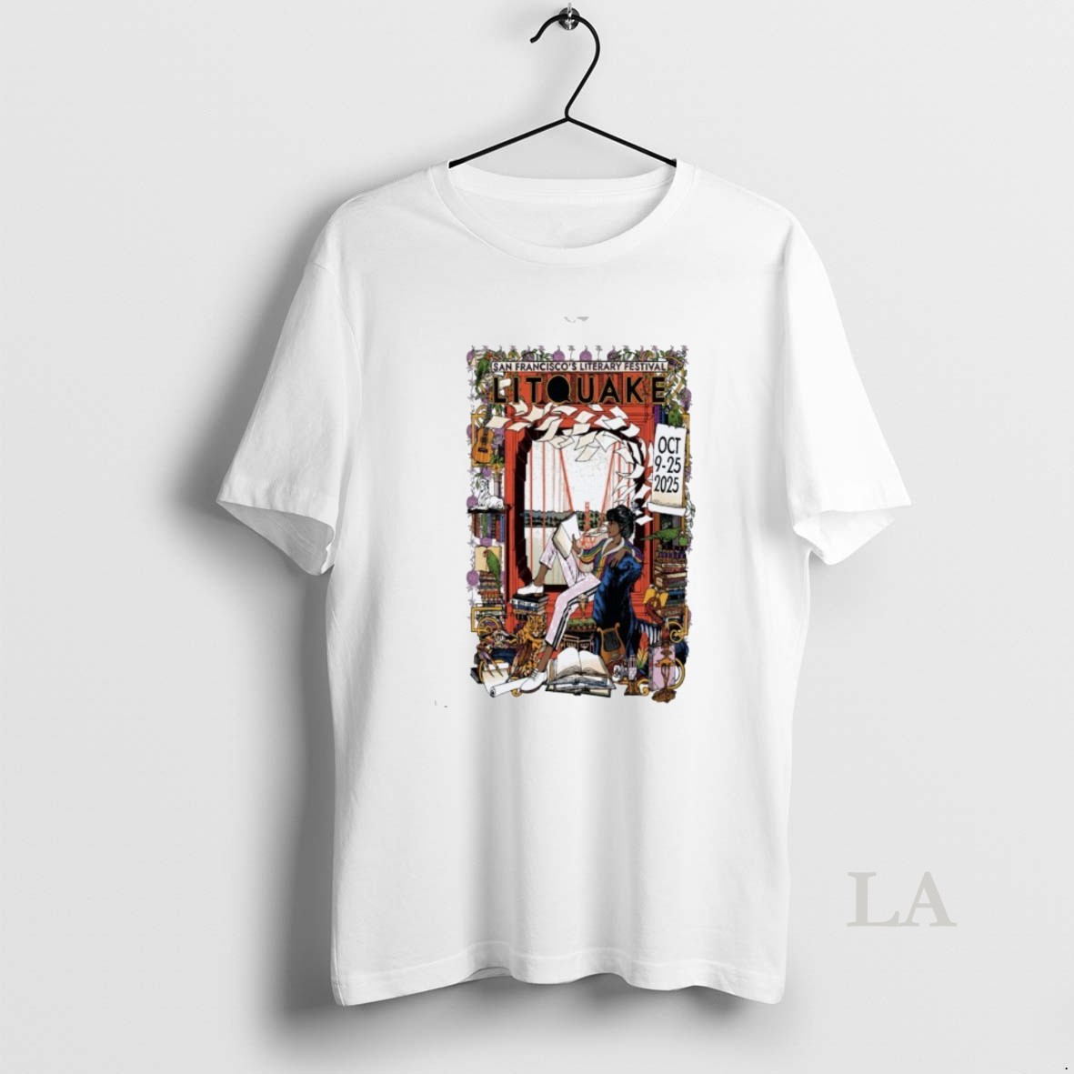Original Litquake San Francisco Oct 9 25 2025 Shirt