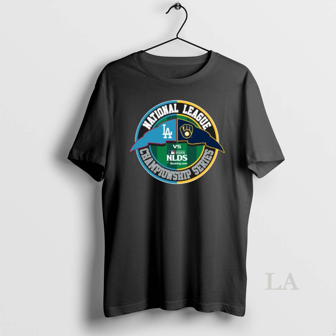 Original Los Angeles Dodgers Vs Milwaukee Brewers 2025 National League Championship Series Matchup Shirt