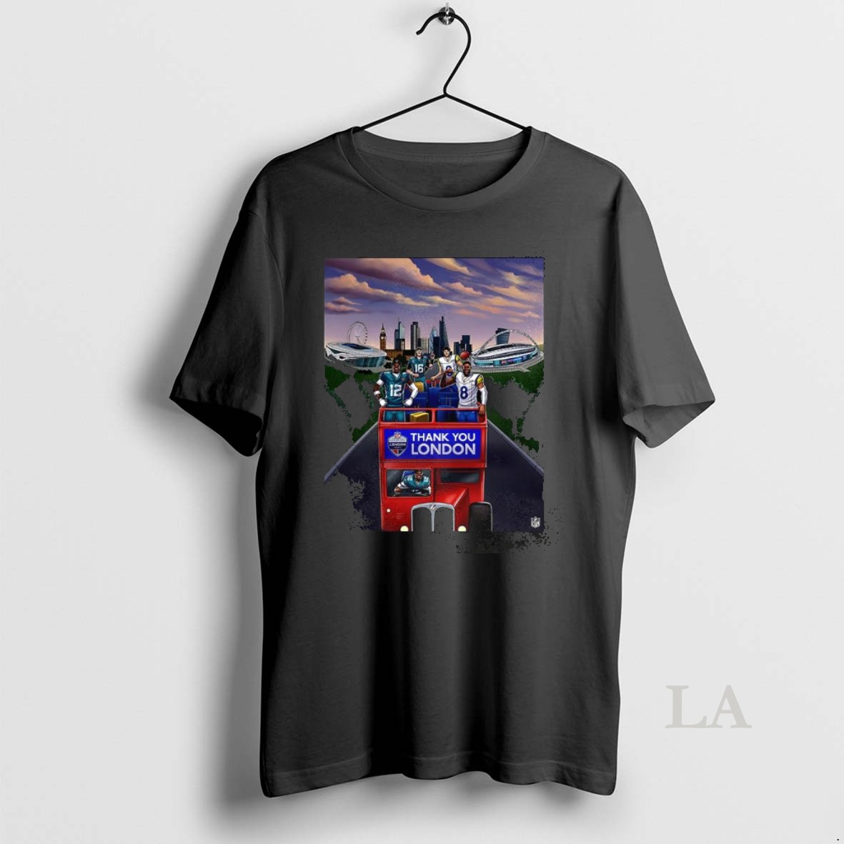 Original Los Angeles Rams Vs Jacksonville Jaguars Nfl Games 2025 Thank You London Shirt