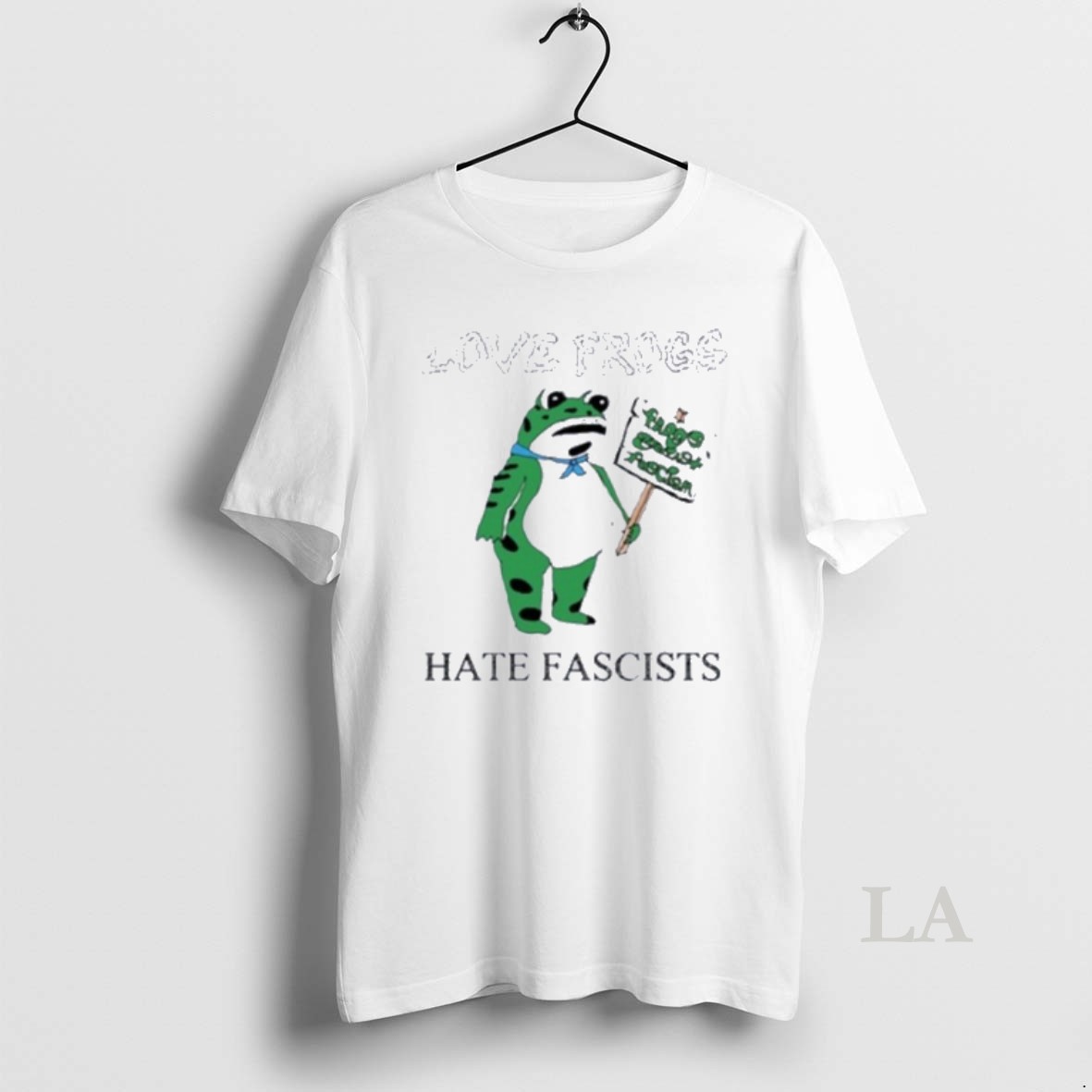 Original Love Frogs Hate Fascism Tour Shirt