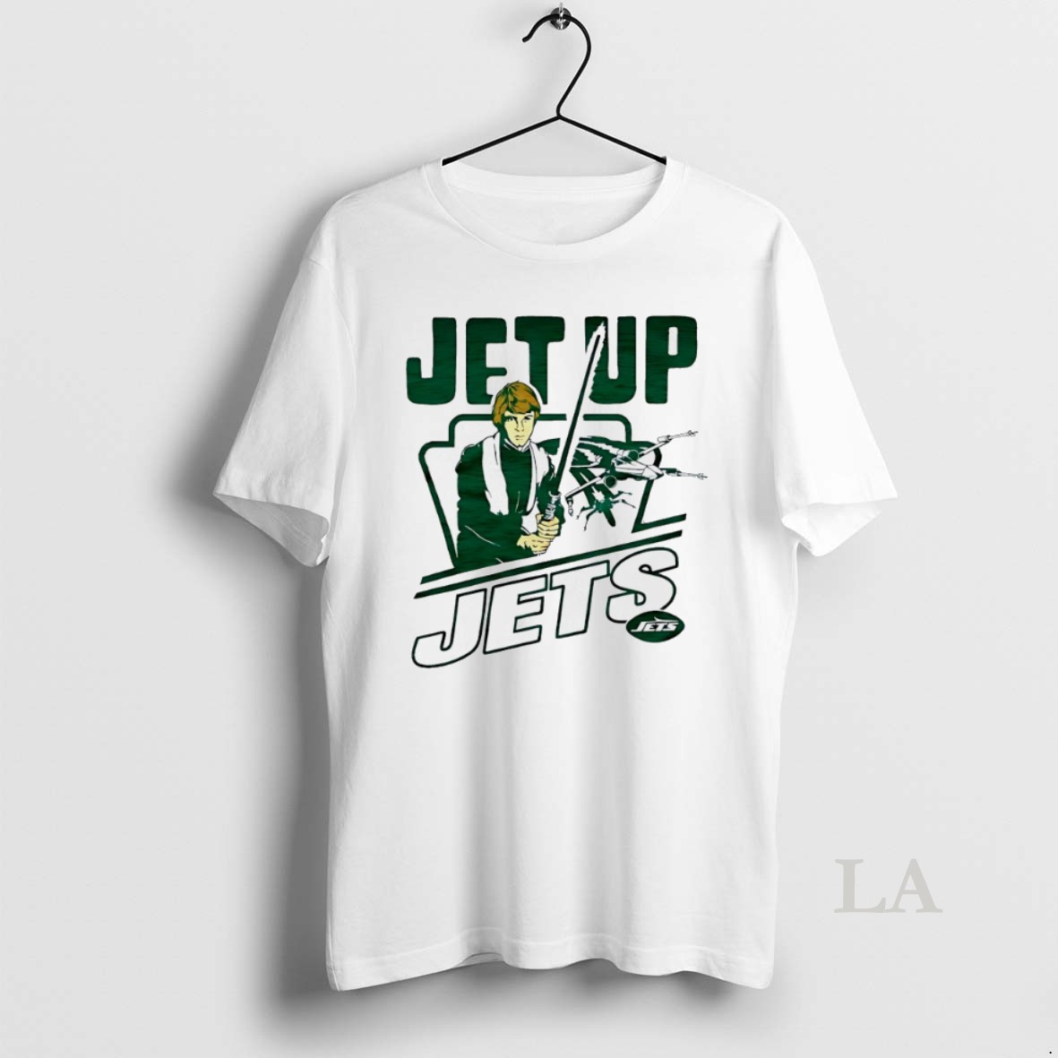 Original Luke Skywalker Star Wars X New York Jets Jet Up Shirt