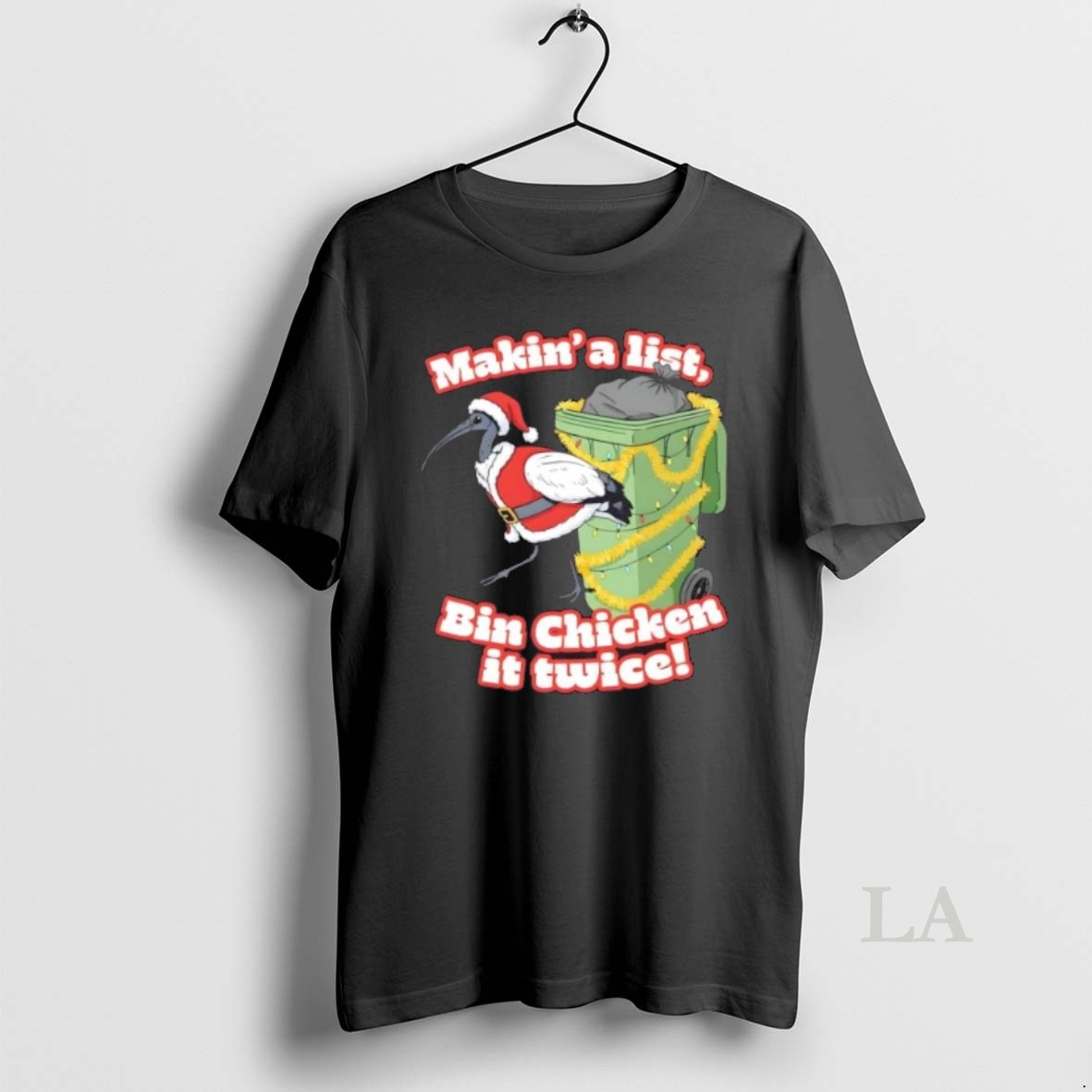 Original Makins A List Bin Chicken It Twice Christmas Shirt