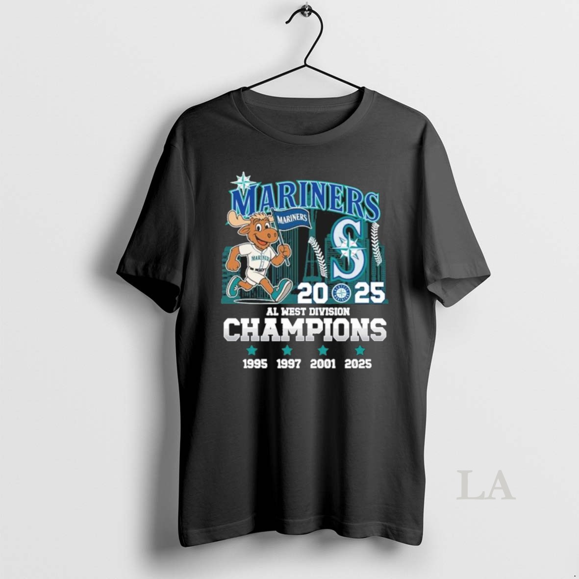 Original Mariners Mascot Parade Al West Champions Shirt
