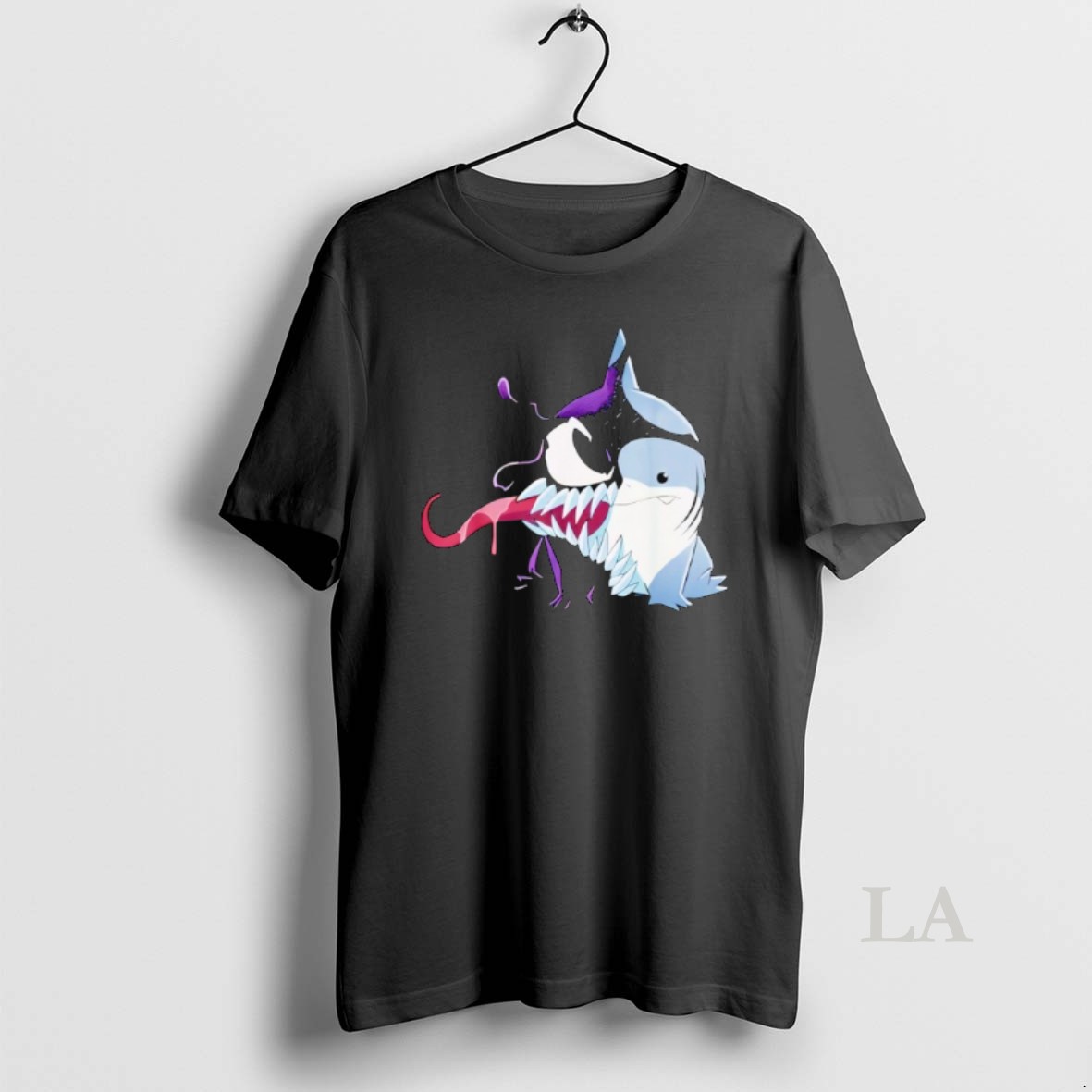 Original Marvel Jeff The Land Shark In Venom Symbiote Costume Shirt