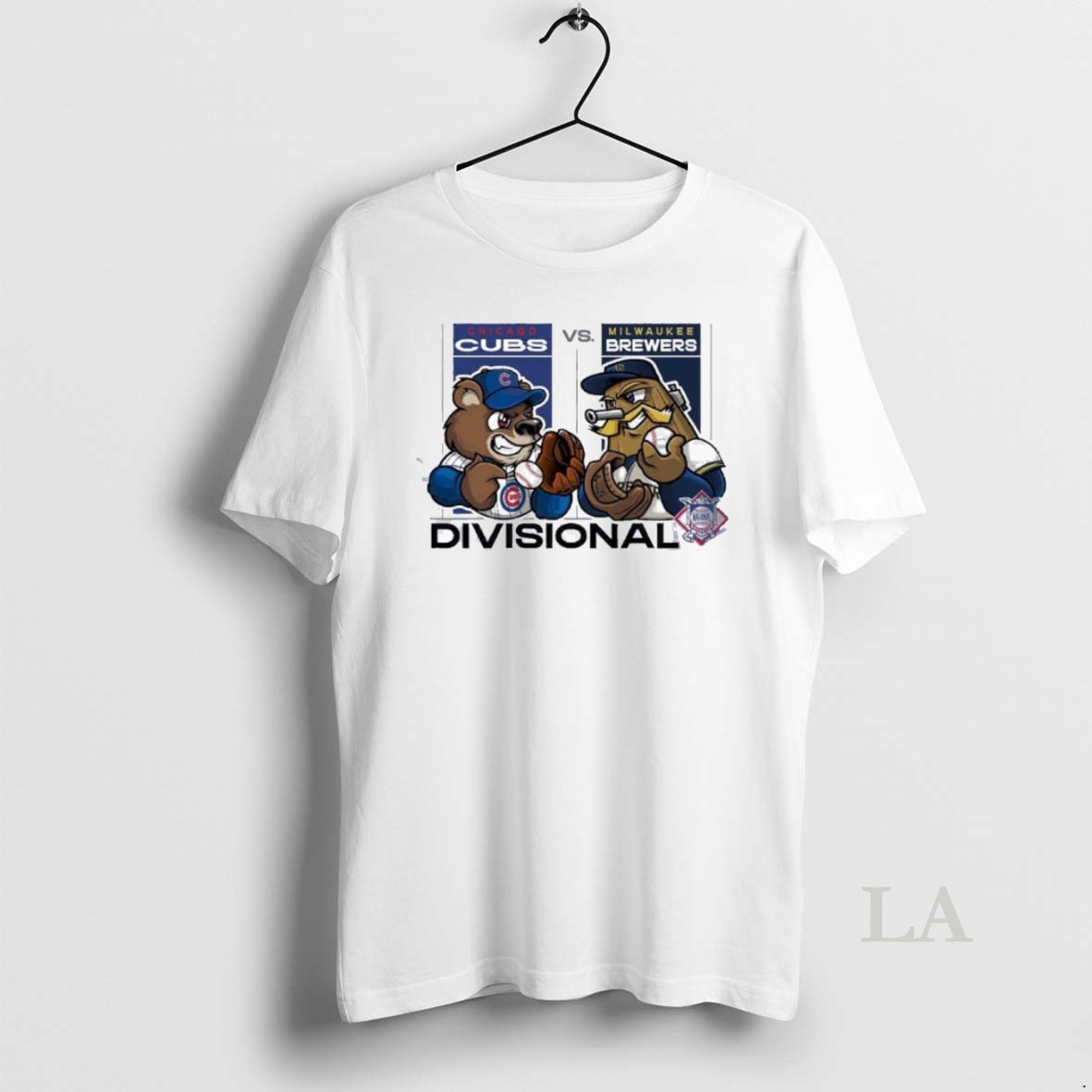 Original Mascot Cubs Vs Brewers 2025 Nlds Matchup Shirt 2