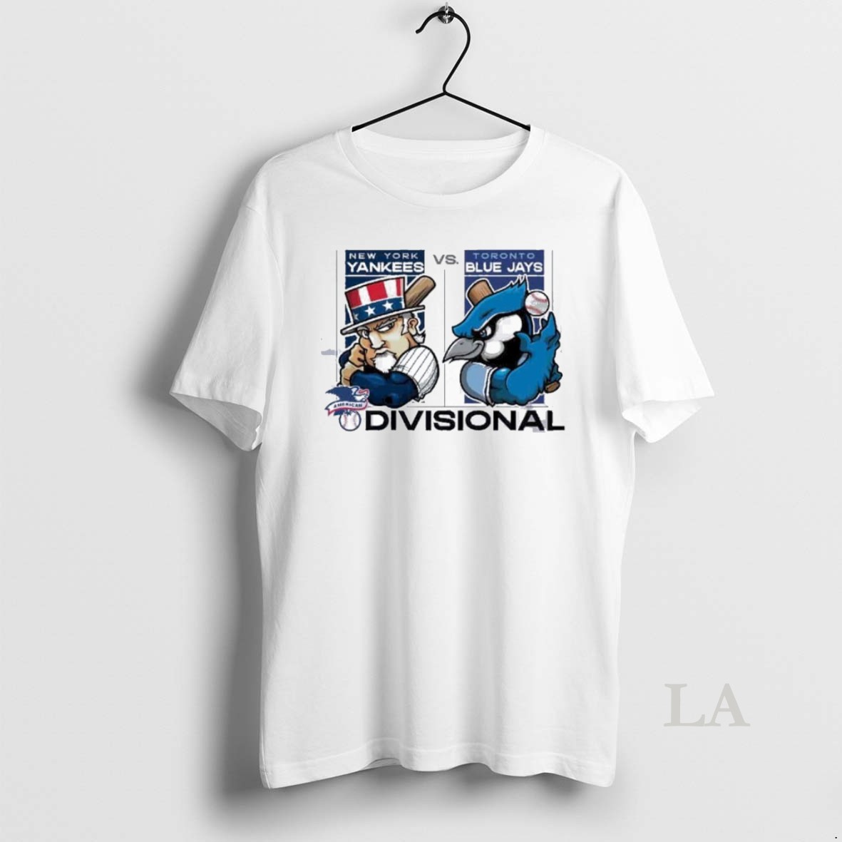Original Mascot Yankees Vs Blue Jays 2025 Alds Matchup Shirt 2